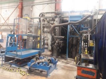 autom. welding station with positioner